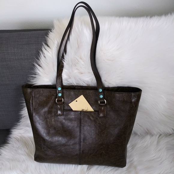 NWT PATRICIA NASH LEATHER TOOLED SOLARO TOTE - Picture 10 of 12